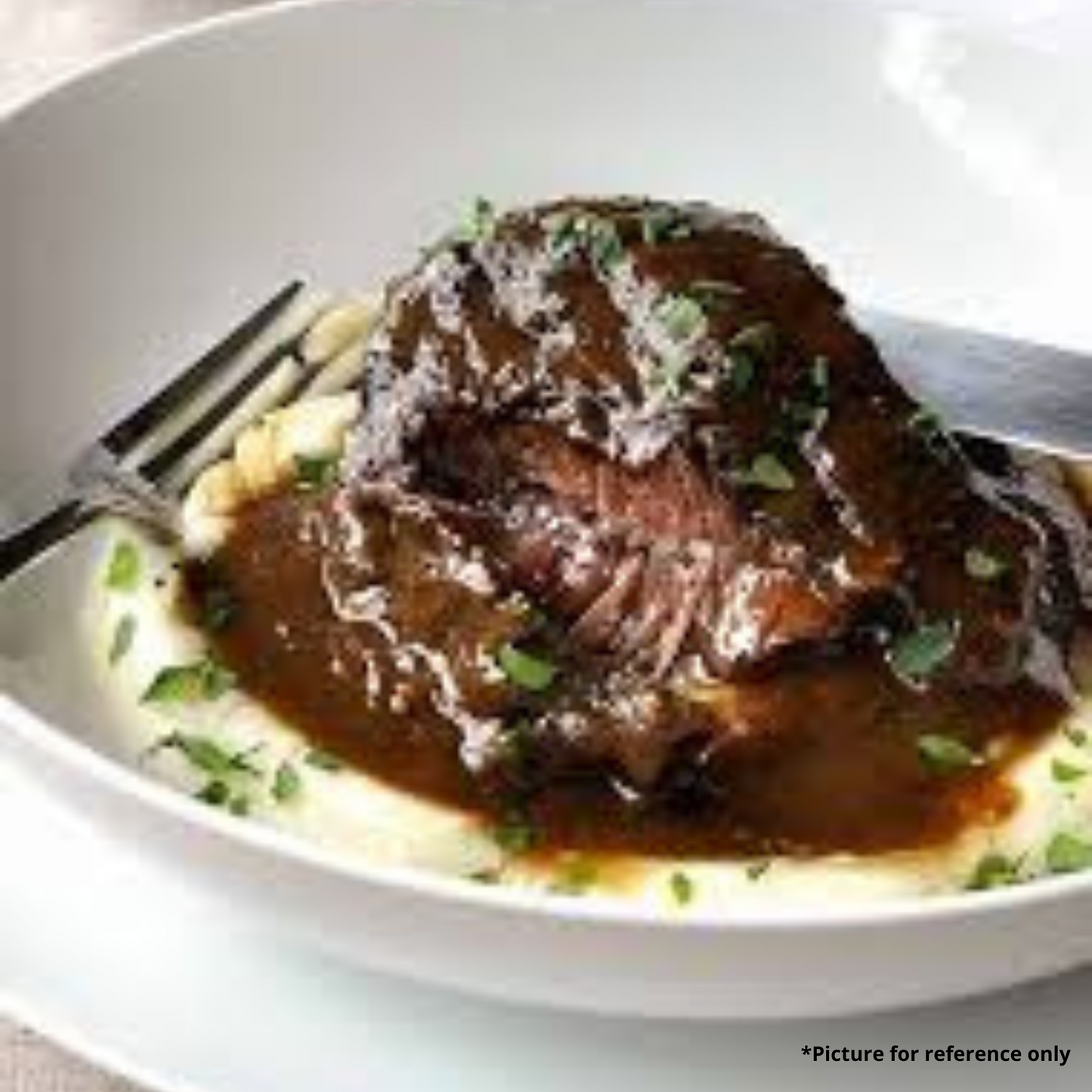 Braised Wagyu Beef Cheek with Port Wine Sauce
