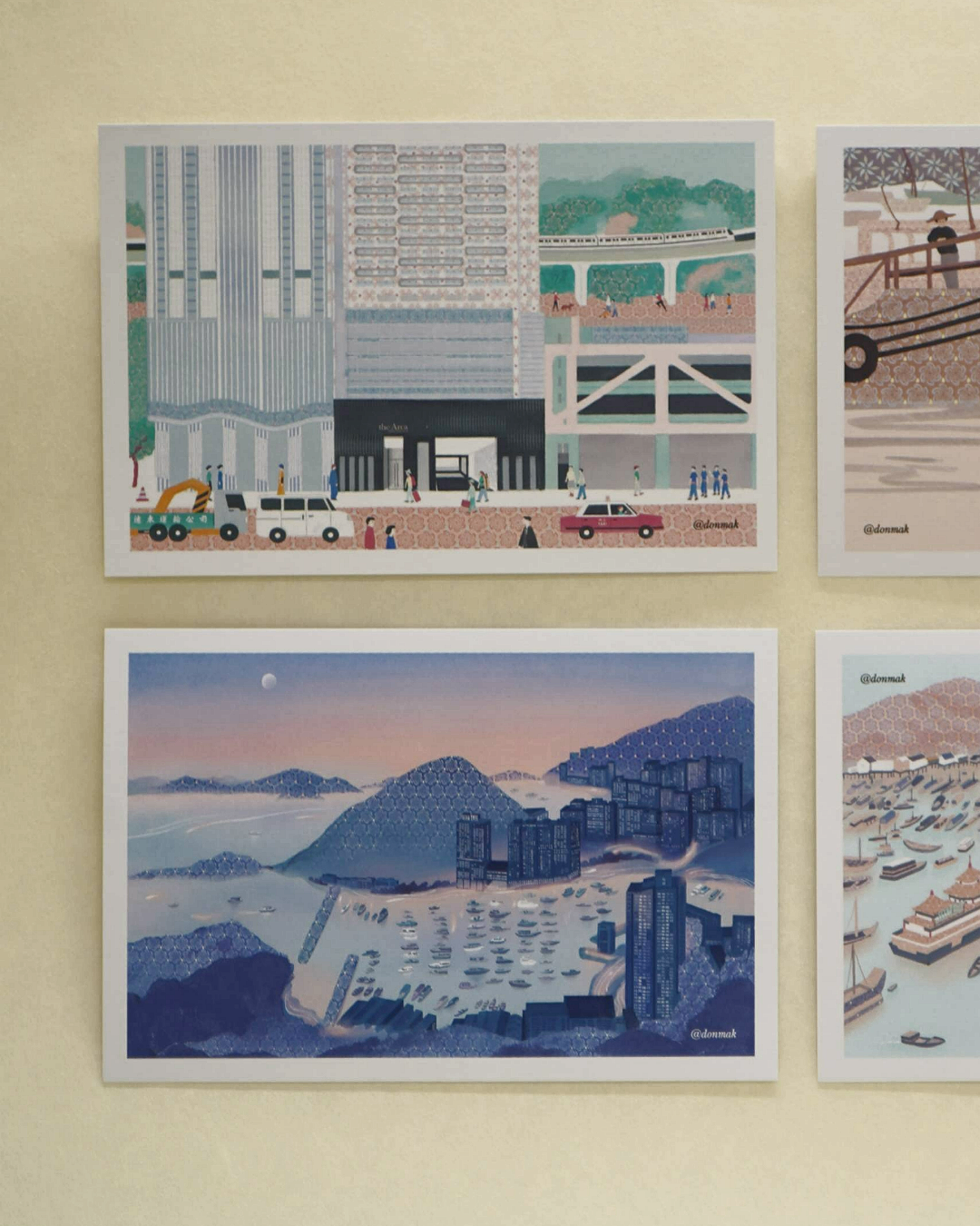 the Arca Postcard x4 by Don Mak