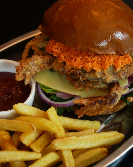 soft shell crab burger