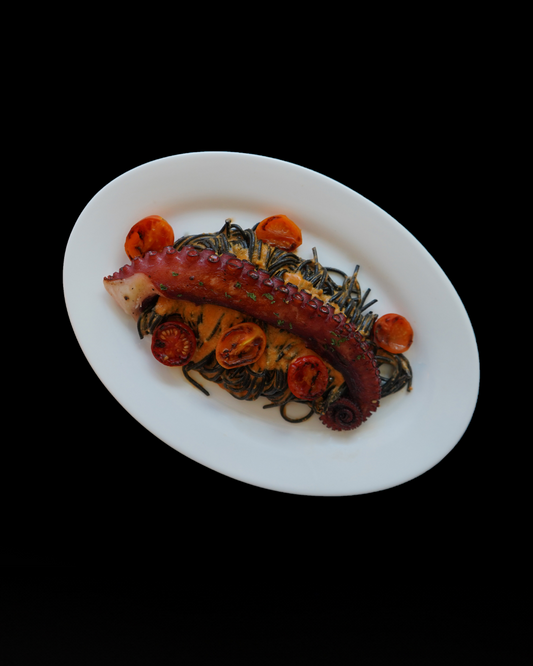 grilled octopus handmade pasta