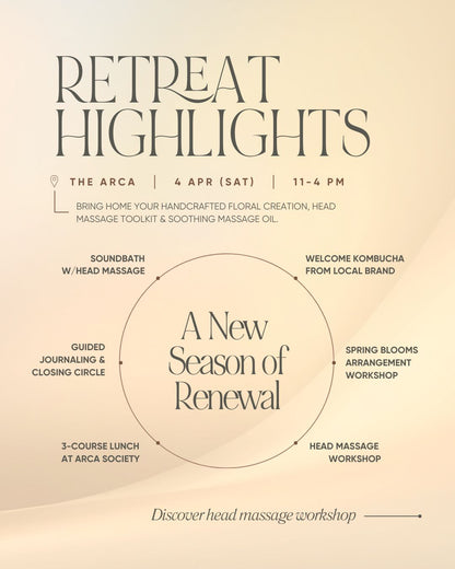 [Early Bird] Spring Renewal Day Retreat with Beans Wellness